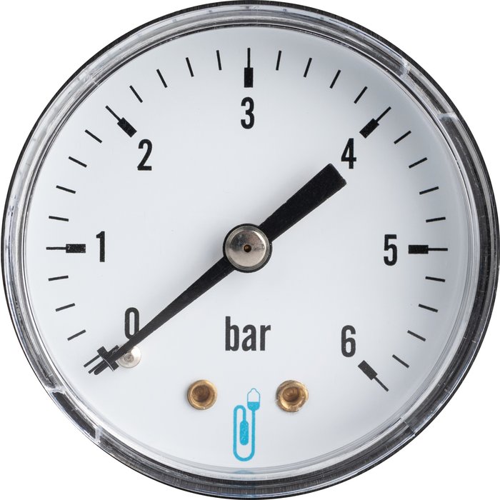 Manomètre Radial 80 Mm – 1/2 – DISTRILABO, Pour Mesure De Pression Précise