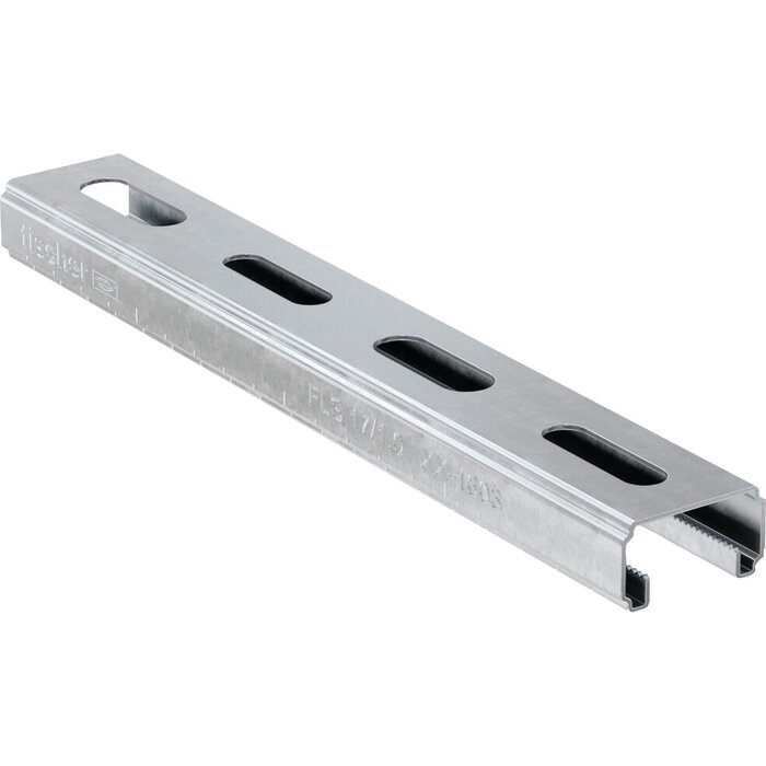Rail de supportage - Longueur 2 m - Hauteur 17 mm - FLS - Fischer