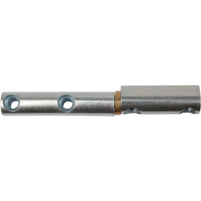 Paumelle Gauche Jardinier Massard – 110 X 55 Mm, Bouts Carrés, Zingué Blanc, Pour Vos Portes
