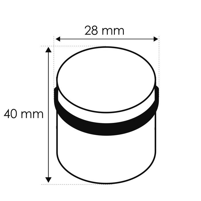 MroMax Lot De 2 Butées De Porte Rondes De 45 Mm - Fixation Au