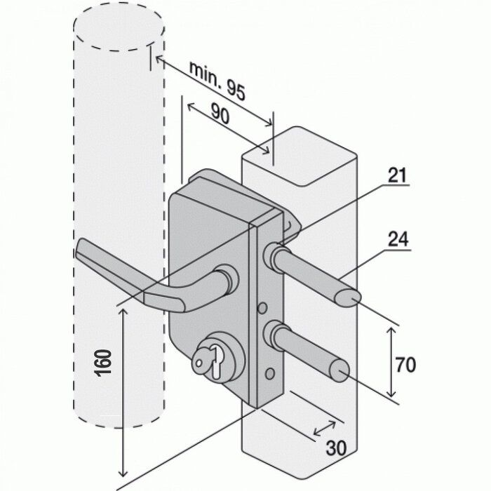 Serrure à Crochet Antivol pour supermarché, Magasin de Détail, 100 Pièces, Déduction Antivol en Plastique, Serrure pour étagère d'affichage 4.5MM 6MM 7MM (Ouverture 6MM