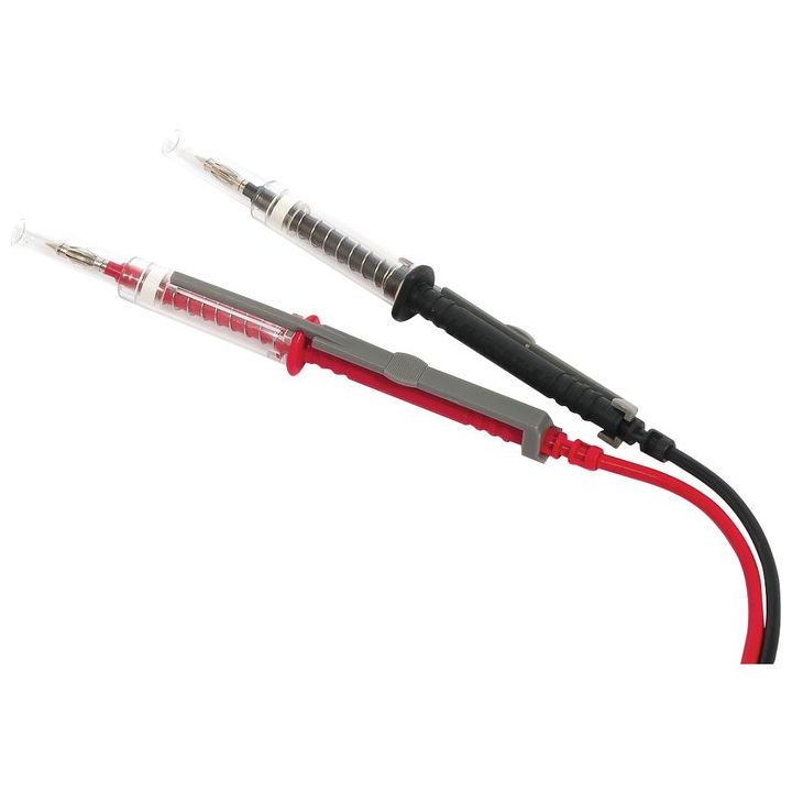 Cordon de mesure PVC à pointe noir et rouge - Pour testeur de tension  DDT/VAT - Vendu par pair - Chauvin Arnoux