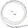 Tuyau en caoutchouc blanc - 1,5 m - Eurogaz