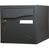 Boîte aux lettres individuelle simple face - Gris anthracite - Préface - Renz