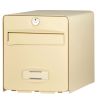Boîte aux lettres individuelle double face - Beige foncé - BALthazar - BURG-WÄCHTER