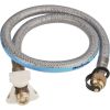 Flexible gaz pré-équipé - Mâle - MM 1/2" - 1,5 m - Flexirob - Clesse