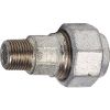 Raccord fonte galva droit à serrage - M 1"1/2 à serrage - Femelle Ø 50 mm - Atusa