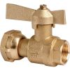 Robinet d'arrêt à boisseau sphérique - FF 3/4" - Avant et après compteur d'eau - Ravani