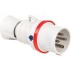 Fiche mobile droite protégées - Rouge - 16A - 380 à 415 V - 3P+T - Gewiss