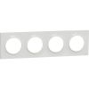 Plaque - Odace styl - Schneider - 4 poste 