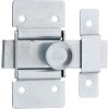 Targette en acier zingué - Pêne plat coulissant 6,5 mm - Thirard