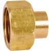 Raccord laiton droit 2 pièces à souder - F 1/2" - Ø 10 mm - 359GC - Thermador