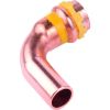 Raccord gaz coudé 90° à sertir - VSH SudoPress - AIPS - MF Ø 35 x 35