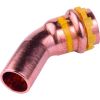 Raccord gaz 45° à sertir - VSH SudoPress - AIPS - MF Ø 35 x 35