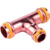 Raccord cuivre gaz T réduit à sertir - Femelle - FFF Ø 42 x 35 x 42 mm - VSH SudoPress- AIPS