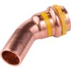 Raccord cuivre gaz coudé 45° à sertir - Mâle / femelle - Ø 22 mm - Aalberts
