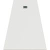 Receveur de douche extra plat - Diamant - Créazur - 180 x 80 cm - Blanc effet ardoise
