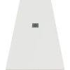 Receveur de douche extra plat - Diamant - Créazur - 190 x 90 cm - Blanc effet ardoise