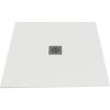 Receveur de douche extra plat - Diamant - Créazur - 90 x 90 cm - Blanc effet ardoise