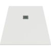 Receveur de douche extra plat - Diamant - Créazur - 120 x 90 cm - Blanc effet ardoise