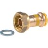 Raccord droit gaz écrou tournant - Ø 22 mm - F 3/4" - 400 mbar - VSH SudoPress - Aalberts