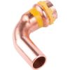 Raccord cuivre gaz coudé 90° à sertir - Mâle / femelle - Ø 22 mm - Aalberts