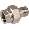 Raccord union laiton nickelé droit à visser - M 3/4" - F 3/4" - Comisa