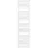 Sèche-serviettes eau chaude blanc - 710 W - 530 x 1462 mm - Raccordement standard - Compatible mixte - Ares - Irsap