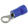 Cosse pré-isolée à plage ronde - Bleu - 4,3 mm - Vendu par 10 - Dhome