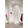 Cabine de douche 80 x 80 cm avec mitigeur thermostatique - Porte pivotante verre transparent - Receveur 18 cm - Kineprime C Angle – Kinedo
