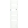 Sèche-serviette électrique - Adélis - Atlantic - 500 W - Avec soufflerie 1000 W - H. 1027 mm - Blanc brillant - Connecté
