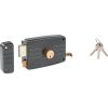 Serrure en applique noire gauche à Tirage - Clé I - Axe à 70 mm - Série 5G - Iséo