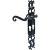 Poignée de porte sur plaque noir - Clé I - Indre - Brionne
