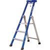 Escabeau aluminium laqué MP 3 marches - Hauteur d’accès 2,65 m - Longueur repliée 1,50 m - Duarib