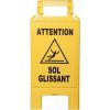 Chevalet pliable de signalisation - Sol glissant - Novap