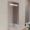 Miroir rectangulaire à éclairage LED modulable - 70 x 105 cm - Fonction anti-buée - Elégance Plus - Créazur