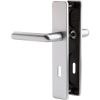 Poignée de porte sur plaque argent - Clé L - Golf - Vachette