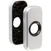 Rosace rectangulaire argent - Bec de cane - Bercy, Golf, Orca, Actural et Virgule - La paire - Vachette