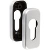 Rosace rectangulaire argent - Clé I - Bercy, Golf, Orca, Actural et Virgule - La paire - Vachette