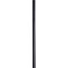 Tringle d'espagnolette TUBRAIN crochets droits noire - 2.40 m - Jardinier massard