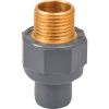 Manchon PVC pression - Girpi - Filetage laiton - MF Ø 75 / 63 mm - M 2"