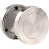 Rosace bec de cane inox brossé - Fixation invisible - ⌀ 54 mm - La paire - Exem