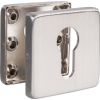 Rosace carré inox - EST.SS 50 - Clé I - La paire - Normbau