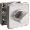 Rosace carré inox - EST.SS 50 - Condamnation à voyant - La paire - Normbau