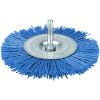 Brosse circulaire nylon bleu pour perceuse - Ø 100 mm - Grain 120 - SCID