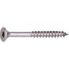 Vis à bois inox A4 filetage partiel tête fraisée T25 - Ø 4 mm - 25 mm - Boîte de 25 pièces - QBM Marinox
