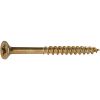 Vis bois tête fraisé PZ2 - Ø 5 mm - 50/30 mm - Zingué jaune - Boîte de 500 pièces - Spax