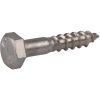 Vis bois tête hexagonal - Ø 6 mm - 50 mm - Inox - Boîte de 50 pièces - Viswood