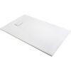 Receveur de douche extra-plat - 120 x 90 cm - SMC blanc effet pierre - Gaïa - Odyssea