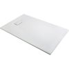 Receveur de douche extra-plat - 140 x 90 cm - SMC blanc effet pierre - Gaïa - Odyssea